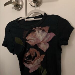 Floral Graphic Women's Crop Top